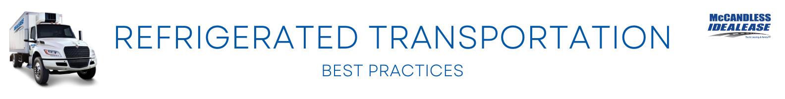 Refrigerated Transportation Leasing and rentals- McCandless Idealease