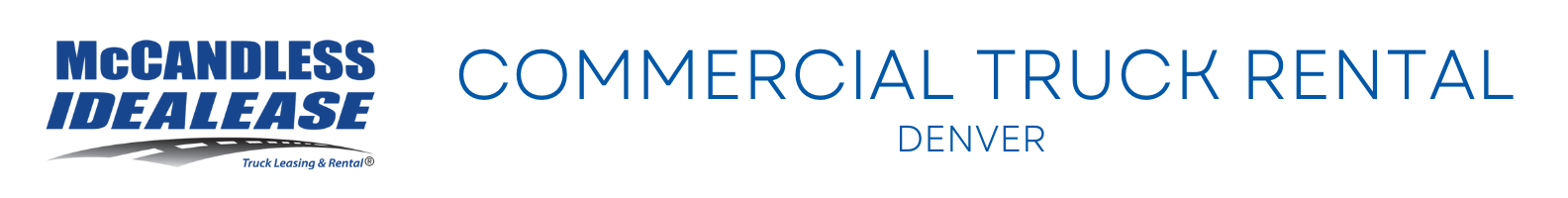 Commercial Truck Rental- Denver