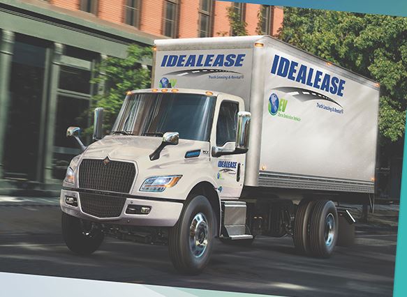 International eMV Box Truck - Idealease electric truck offerings