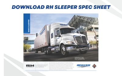 International RH Sleeper Spec Sheet